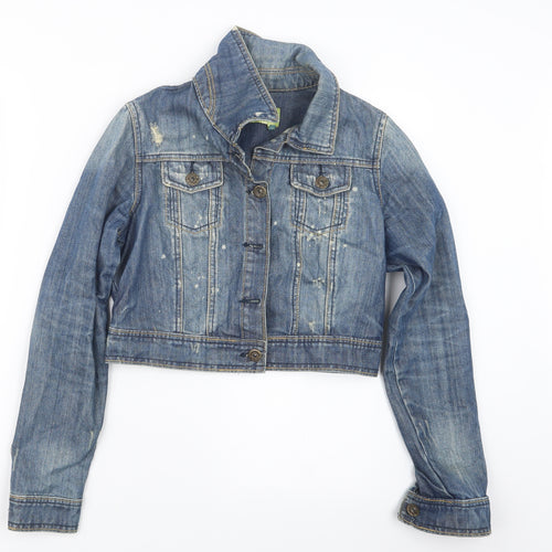 Authentic Womens Blue  Denim Jacket  Size 10