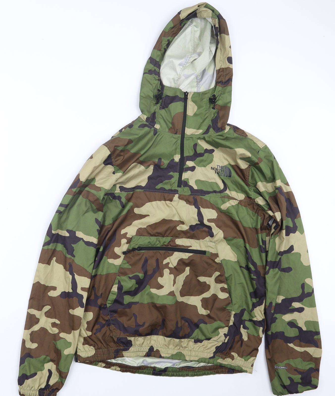 The North Face Mens Green Camouflage  Jacket Coat Size S