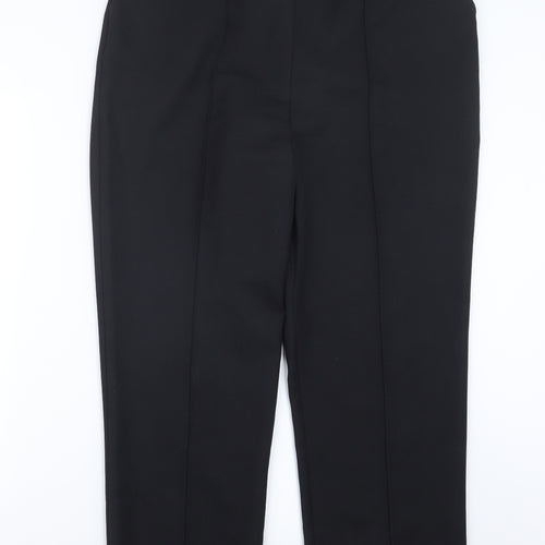 Papaya Womens Black   Trousers  Size 14 L26 in