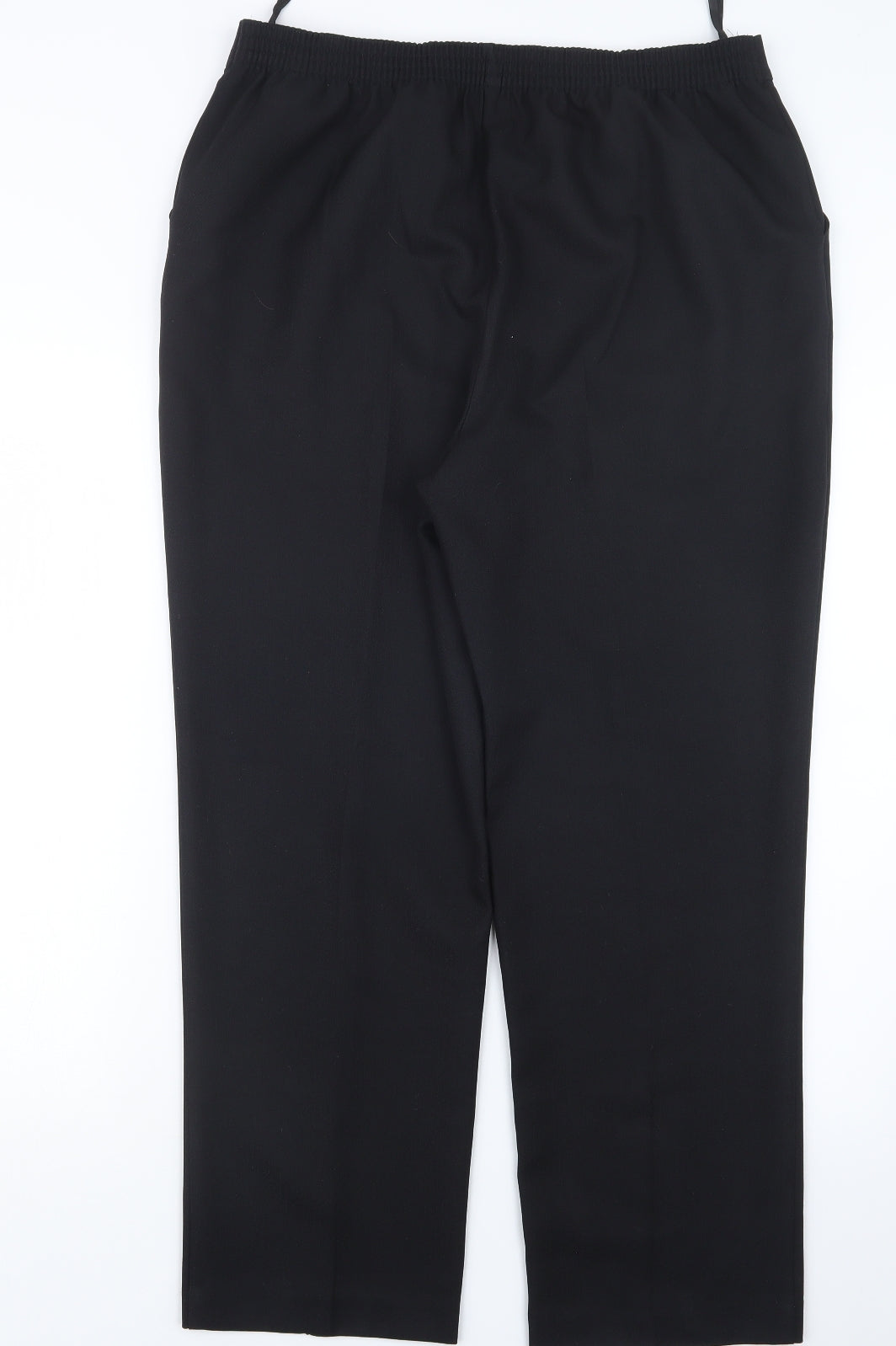 Papaya Womens Black   Trousers  Size 14 L26 in