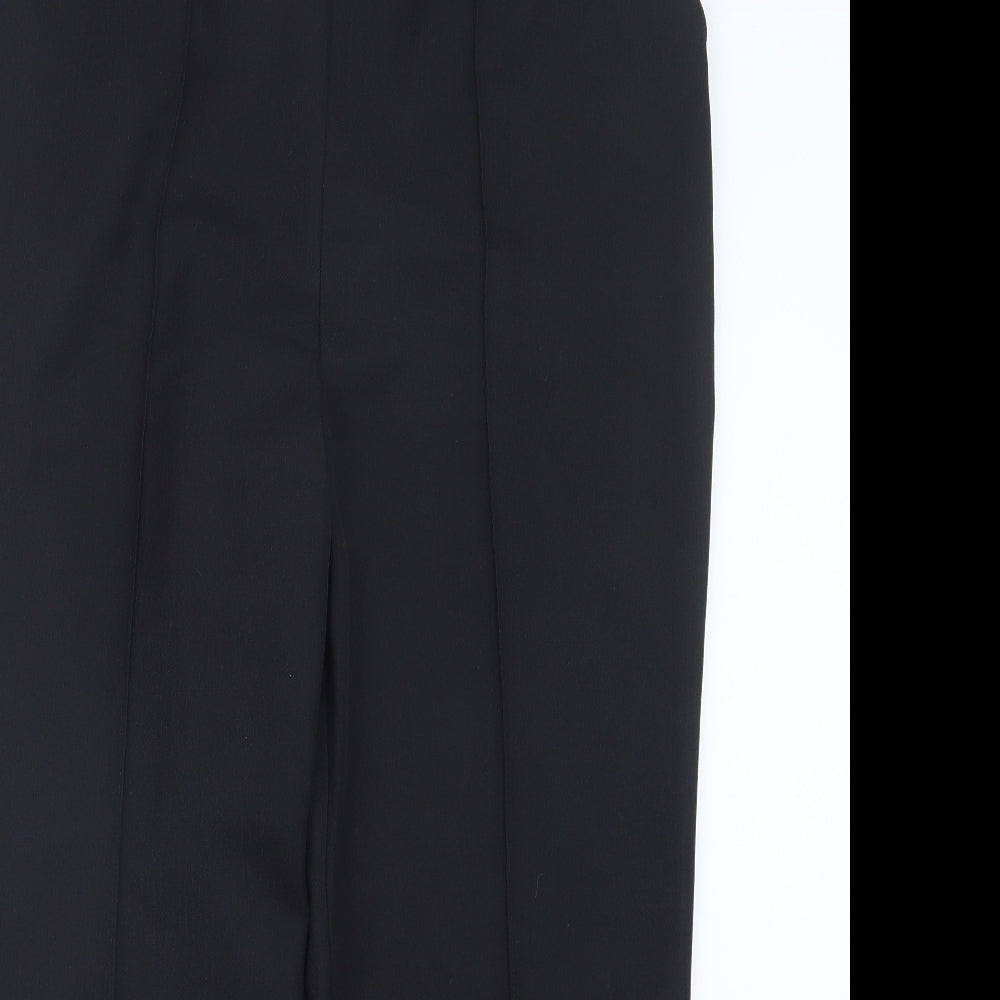 Papaya Womens Black   Trousers  Size 14 L26 in