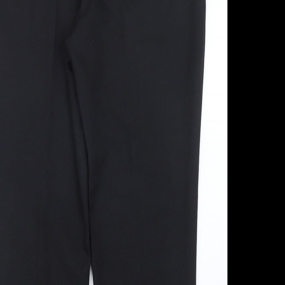 Papaya Womens Black   Trousers  Size 14 L26 in