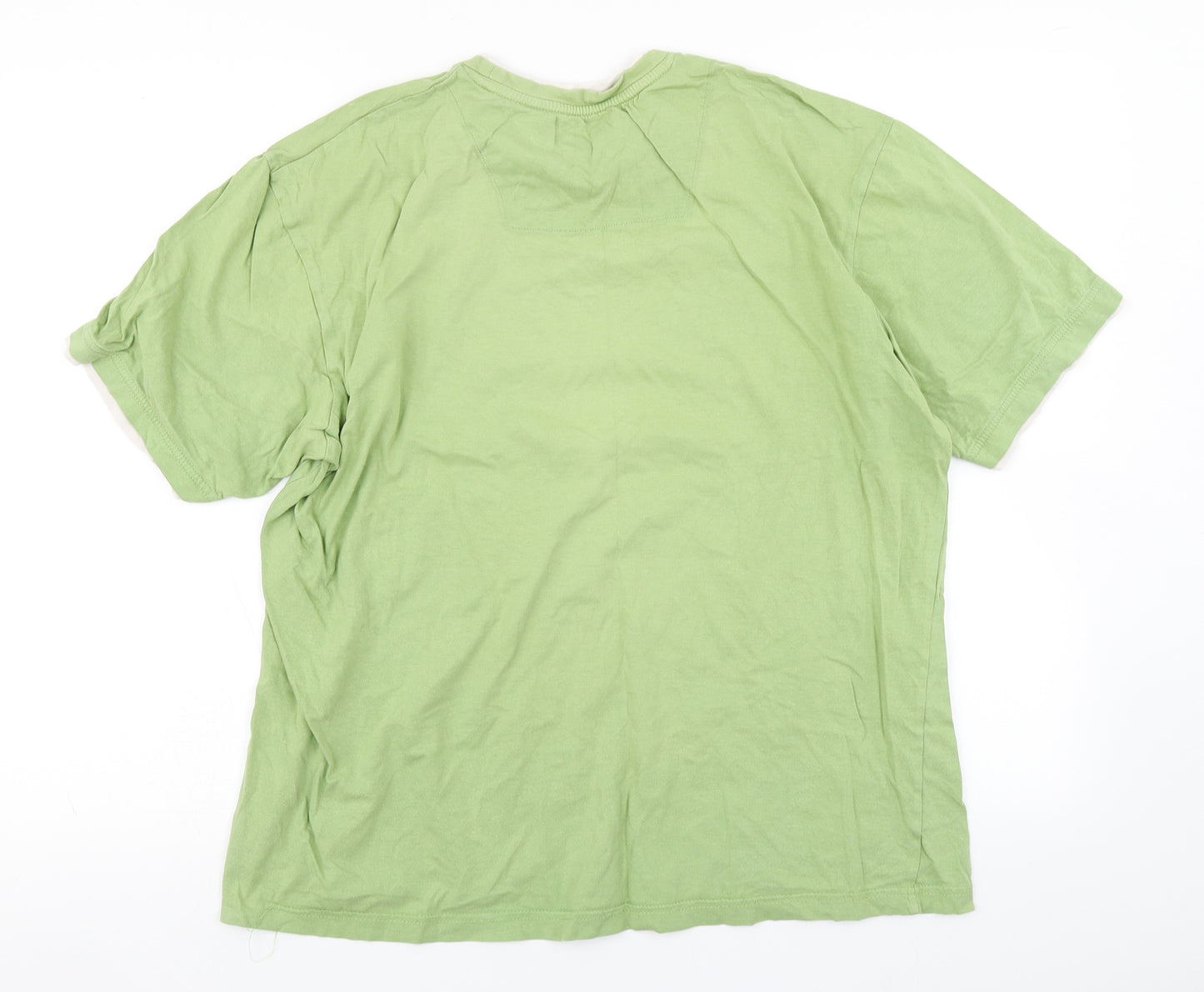 Atlantic Bay Mens Green    T-Shirt Size L