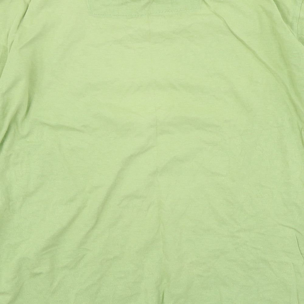 Atlantic Bay Mens Green    T-Shirt Size L