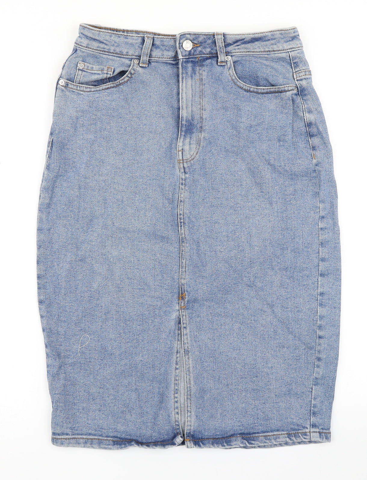 Denim Co Womens Blue  Denim Straight & Pencil Skirt Size 10