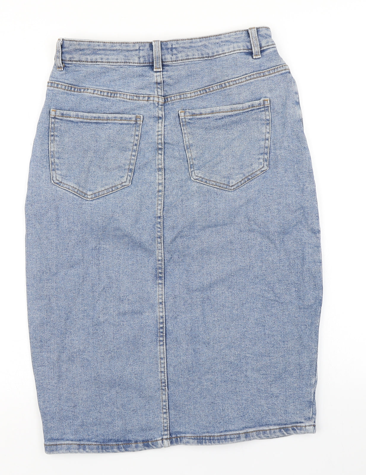 Denim Co Womens Blue  Denim Straight & Pencil Skirt Size 10