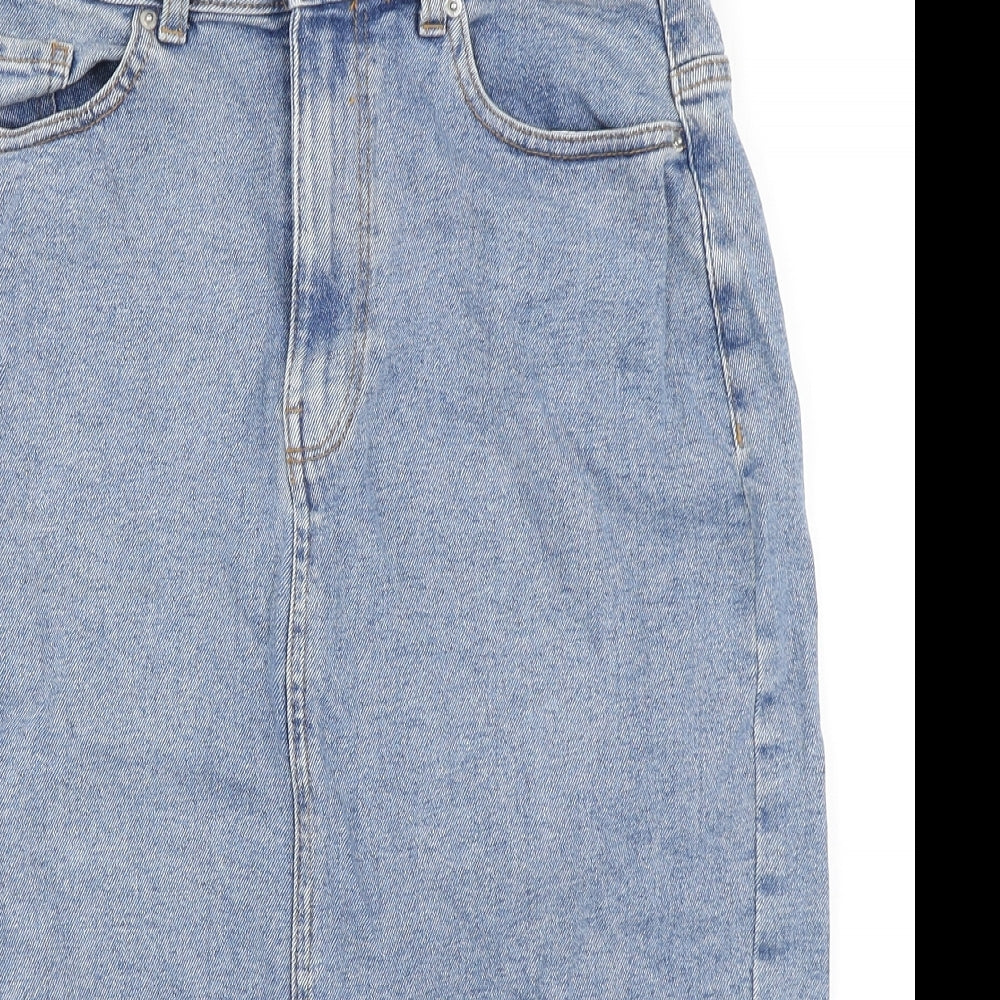 Denim Co Womens Blue  Denim Straight & Pencil Skirt Size 10