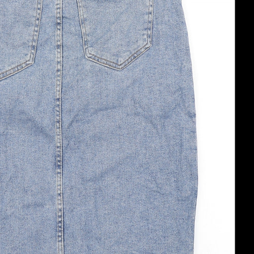 Denim Co Womens Blue  Denim Straight & Pencil Skirt Size 10