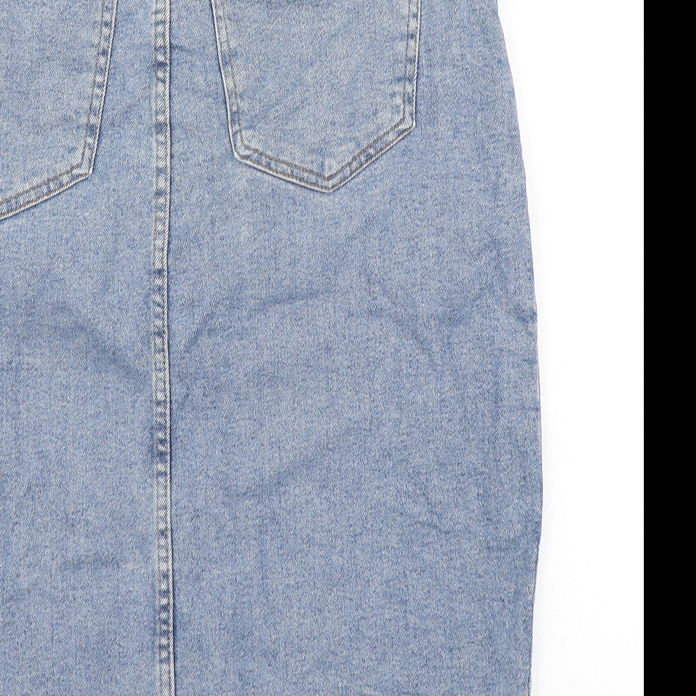 Denim Co Womens Blue  Denim Straight & Pencil Skirt Size 10