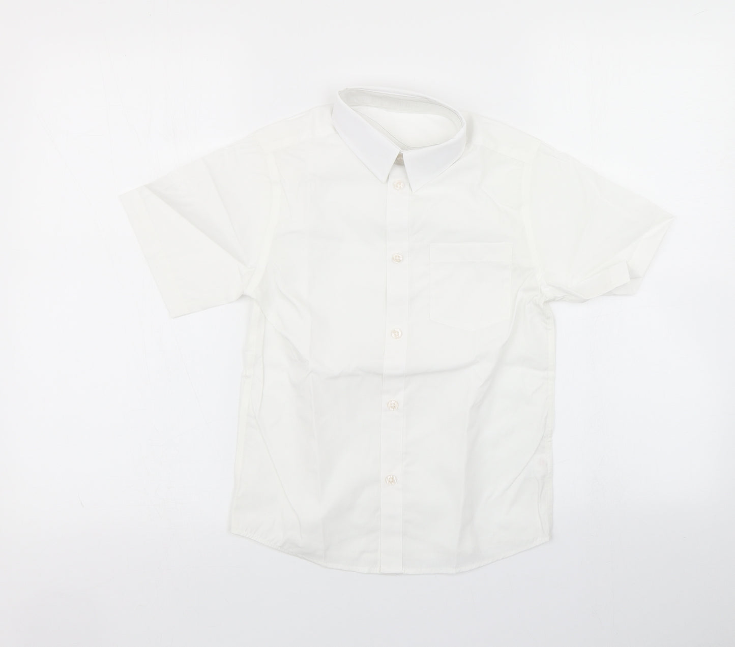 TU Boys White   Basic Button-Up Size 8 Years