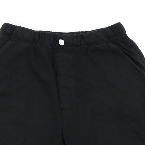 George Boys Black   Sweat Shorts Size 12-13 Years