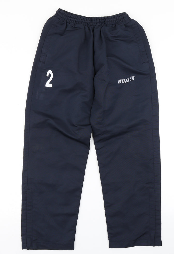 SEN sport Boys Blue Jogger Trousers Size L
