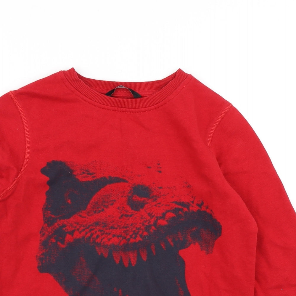 Goerge Boys Red   Pullover Sweatshirt Size 9-10 Years  - T-Rex