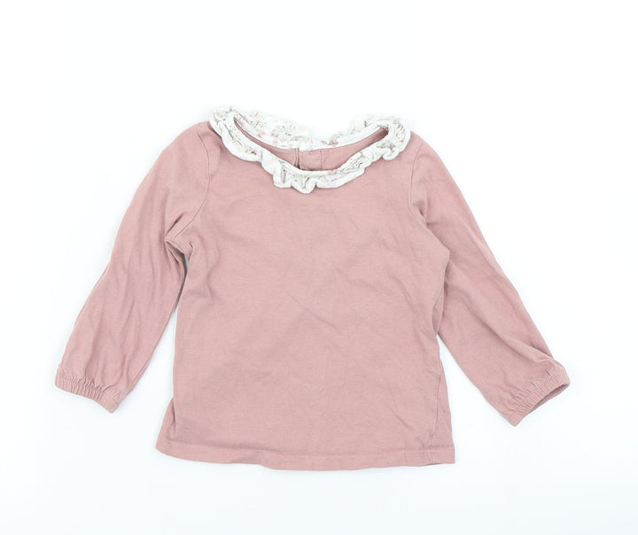 Matalan Girls Pink Basic T-Shirt Size 12-18 Months