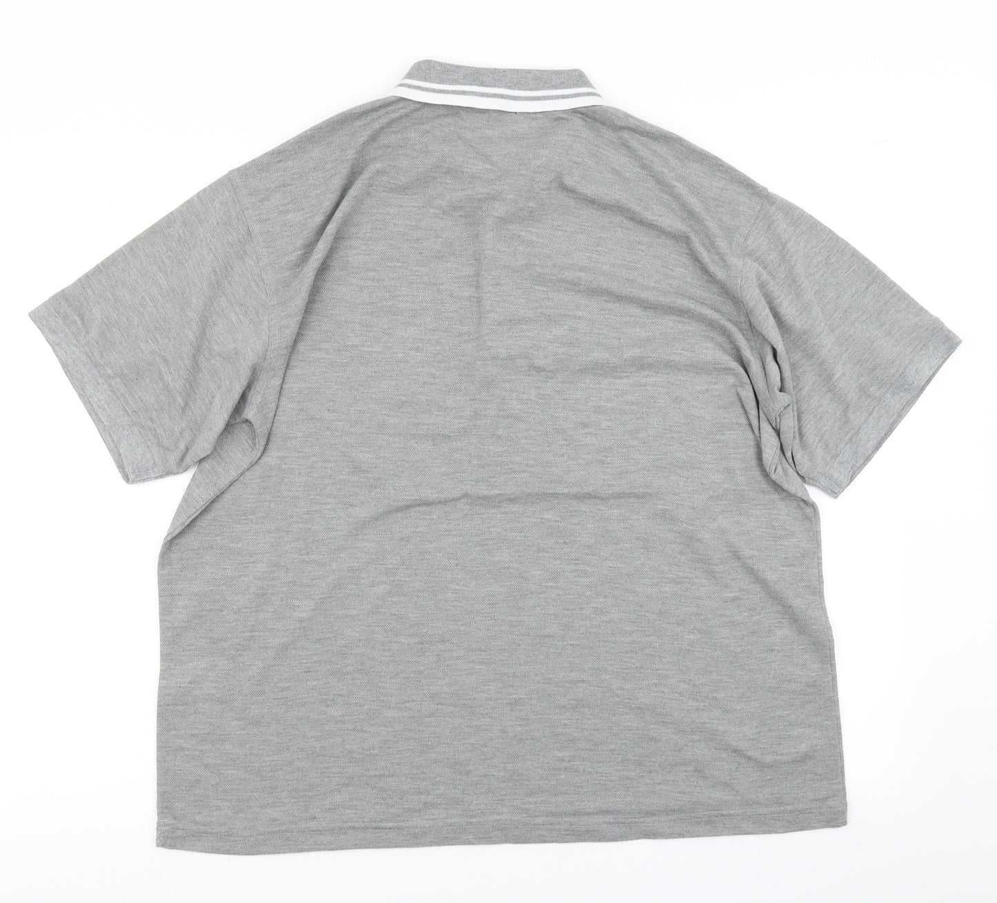 J.J.Willis Mens Grey    Polo Size L