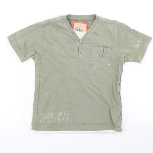 NEXT Boys Green   Basic T-Shirt Size 6 Years