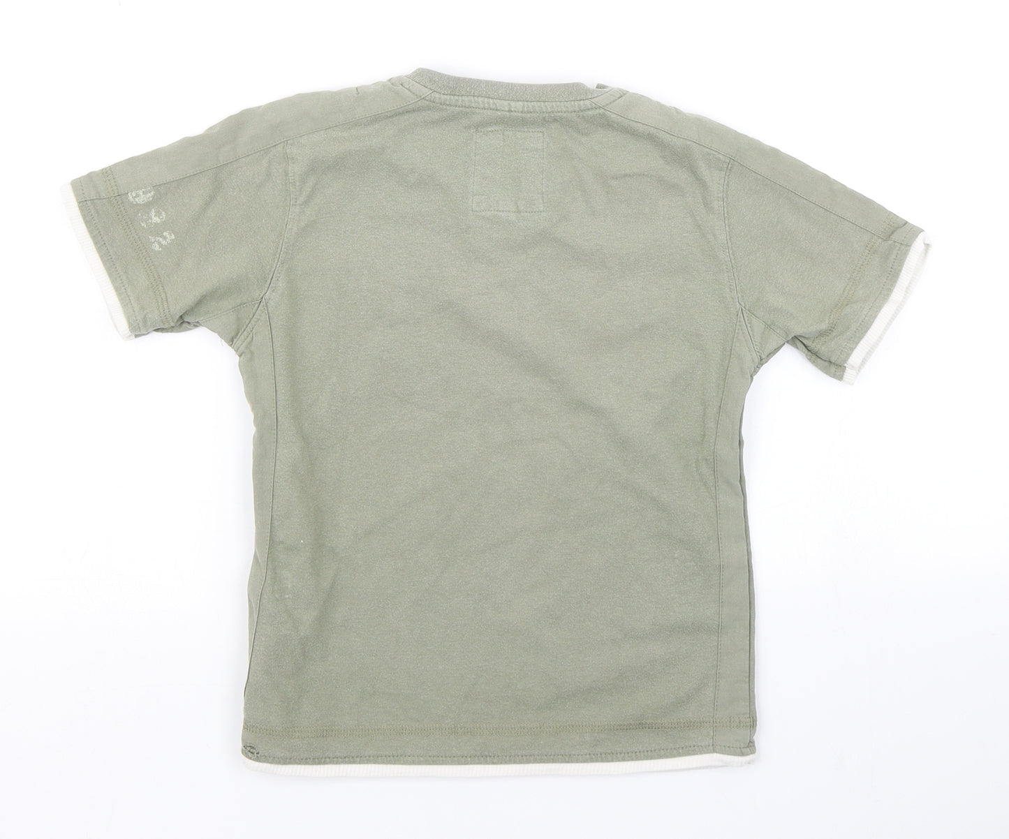 NEXT Boys Green   Basic T-Shirt Size 6 Years