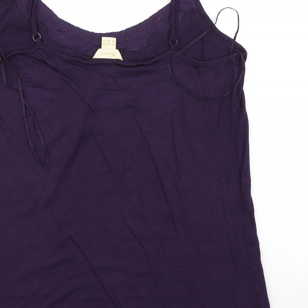 Monsoon Womens Purple   Camisole T-Shirt Size 16