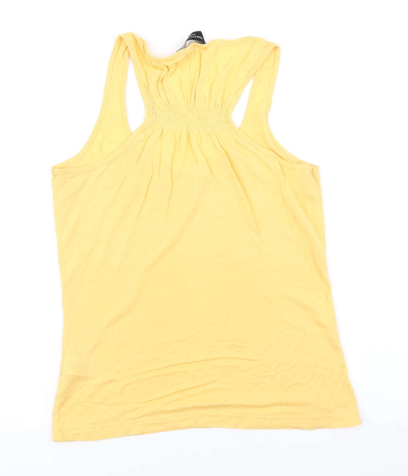 Dorothy Perkins Womens Yellow   Basic T-Shirt Size 10