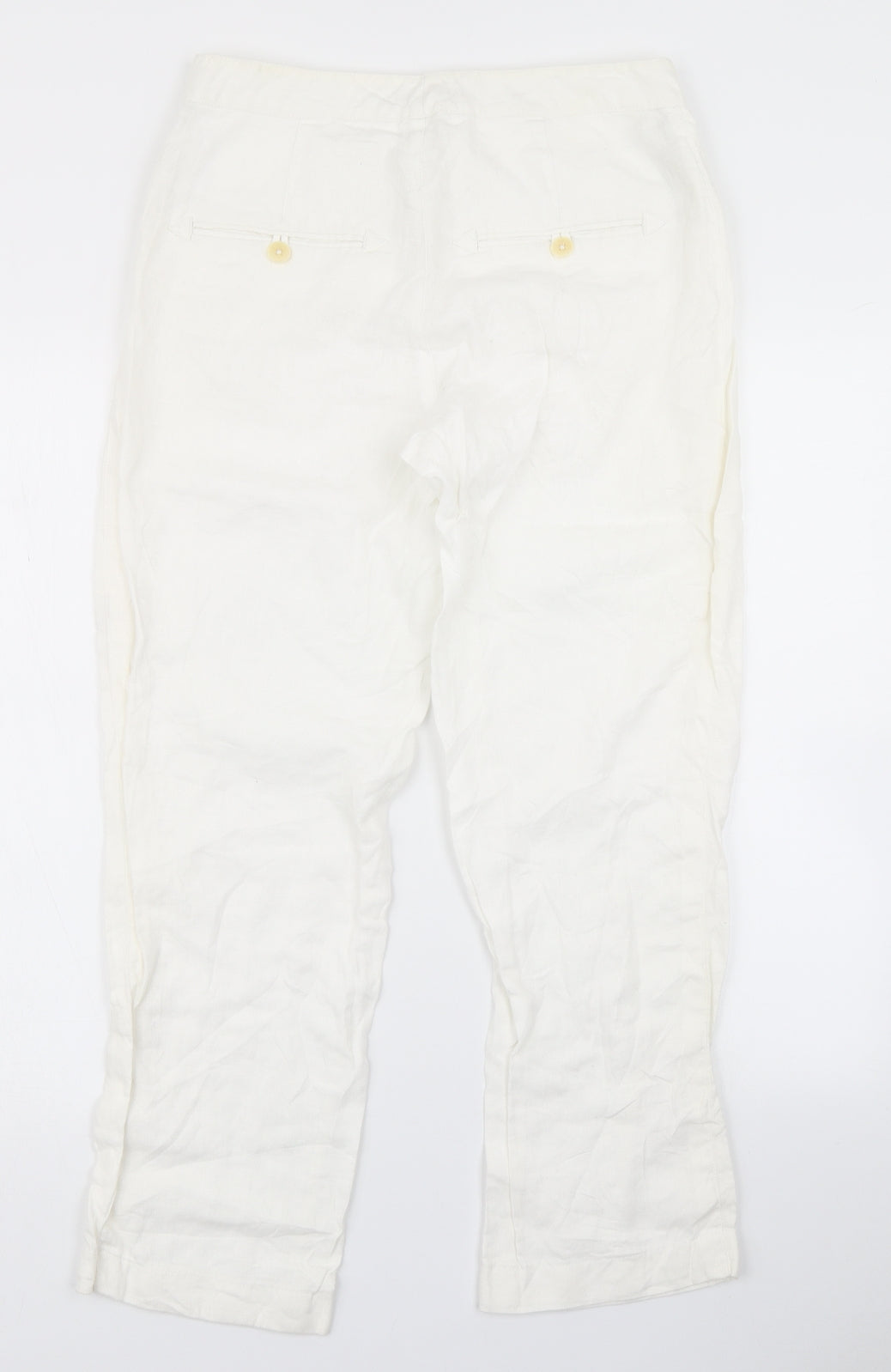 Inwear Womens White   Cargo Trousers Size 8 L27 in