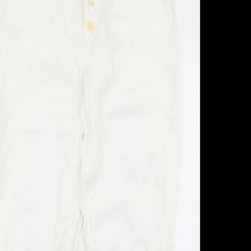 Inwear Womens White   Cargo Trousers Size 8 L27 in