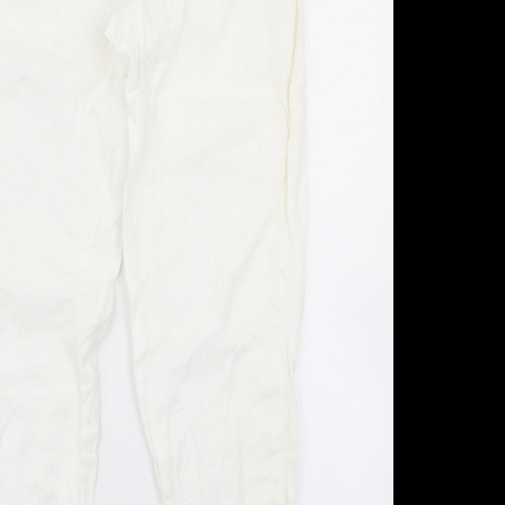 Inwear Womens White   Cargo Trousers Size 8 L27 in