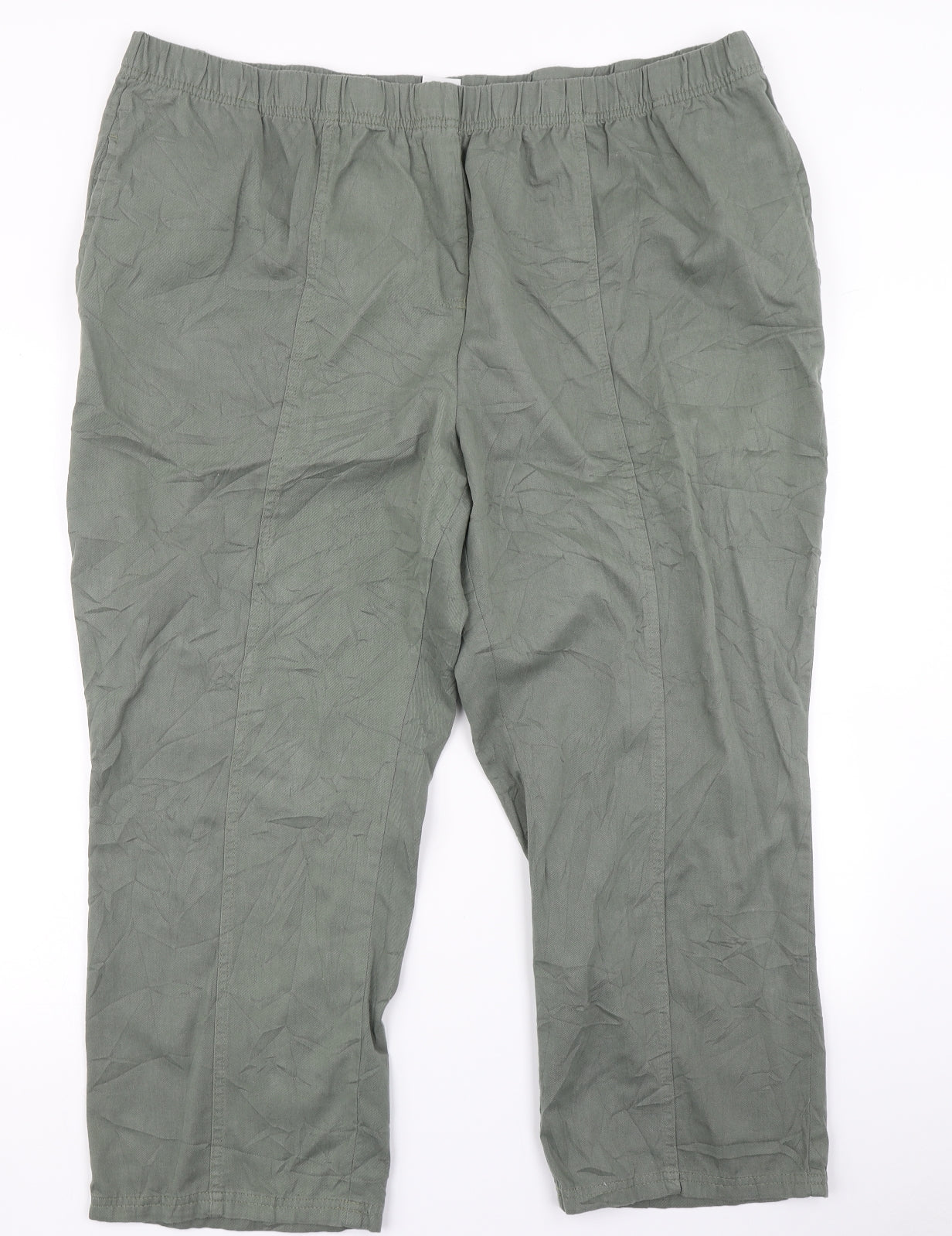 Damart Womens Green   Cargo Trousers Size 26 L25 in