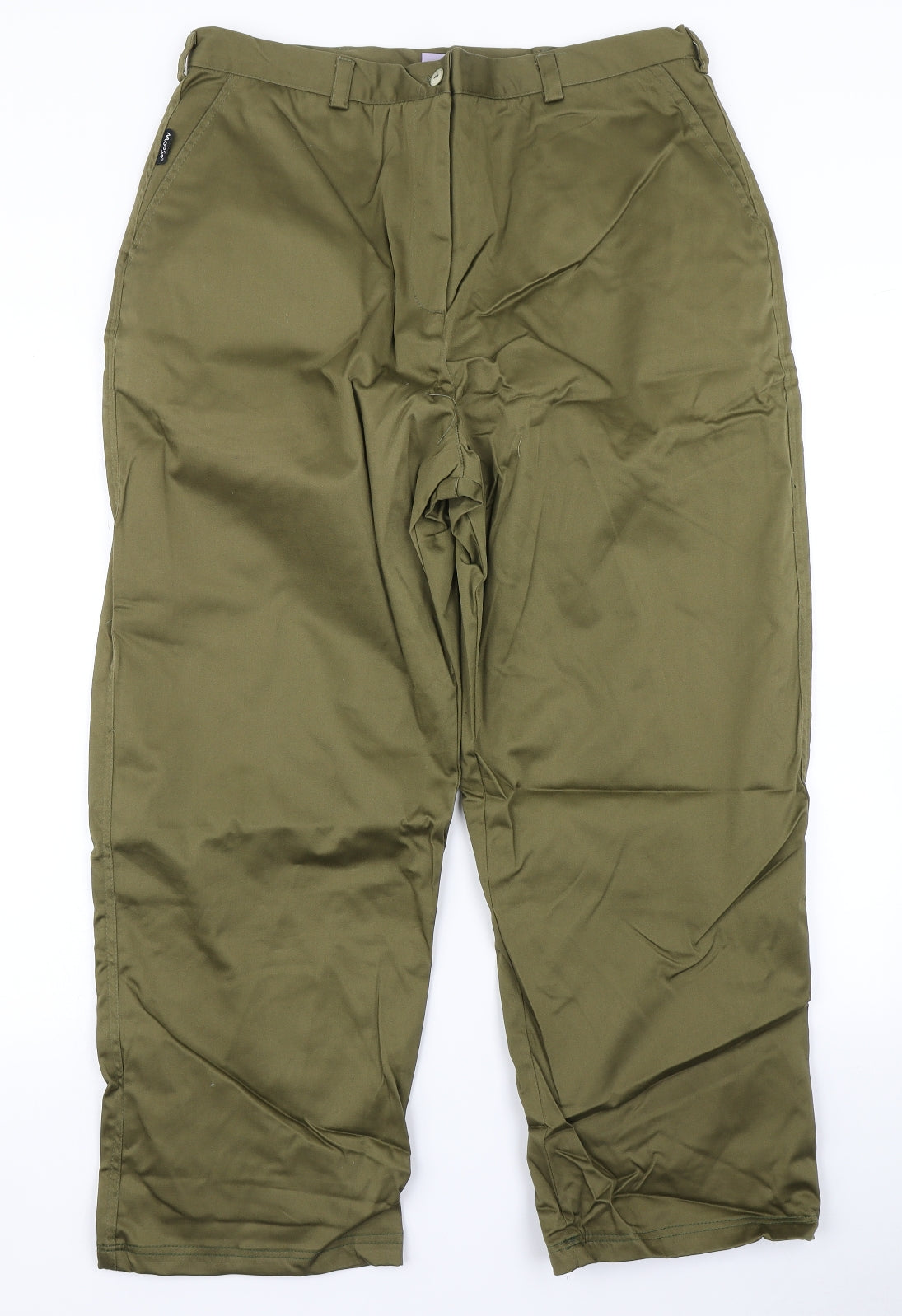 Moose Mens Green   Track Pants Trousers Size 34 in L25 in