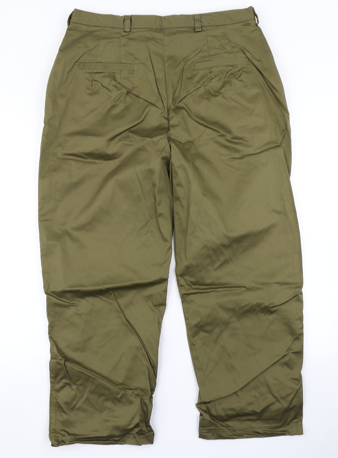 Moose Mens Green   Track Pants Trousers Size 34 in L25 in