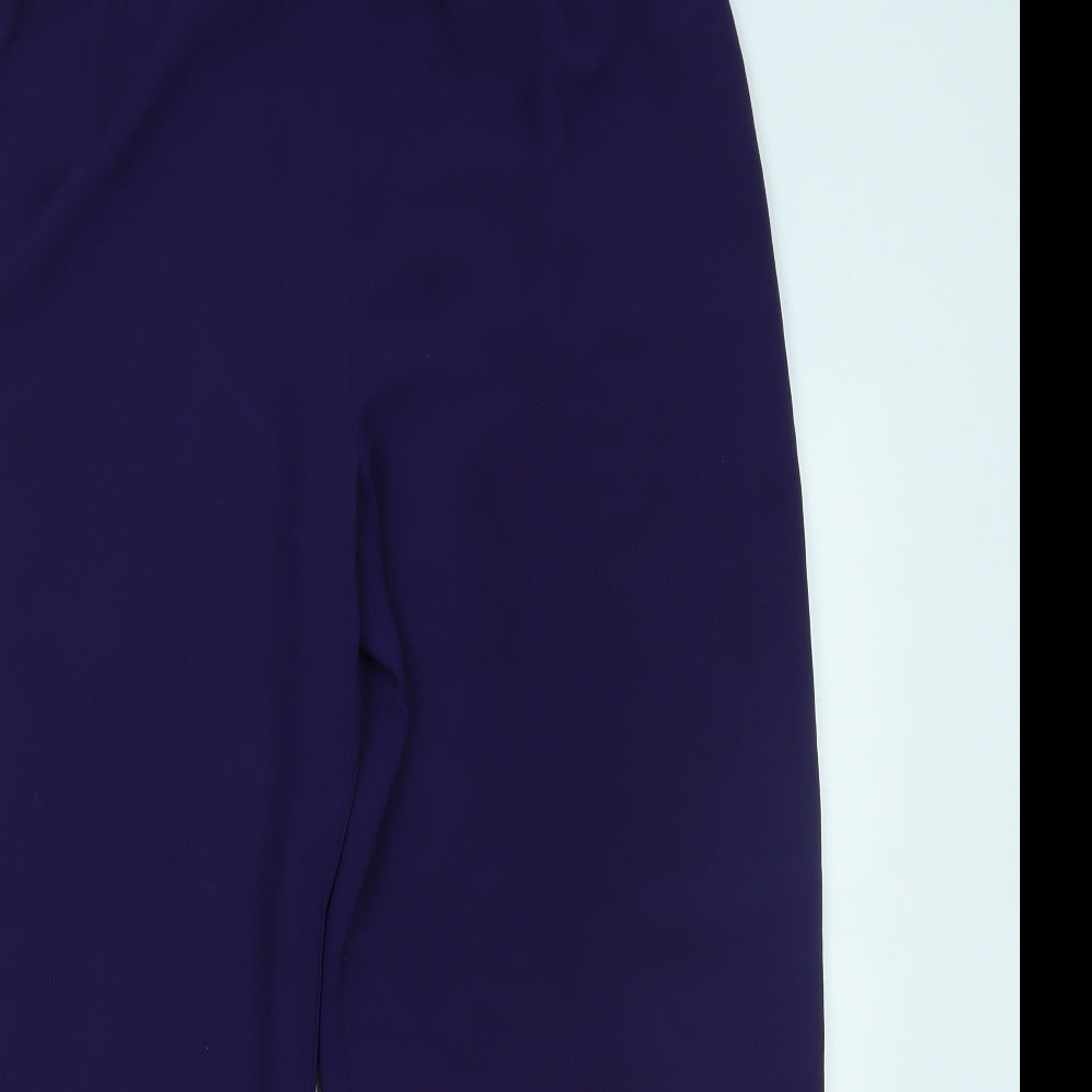 Jacques Vert Womens Purple   Trousers  Size 16 L30 in