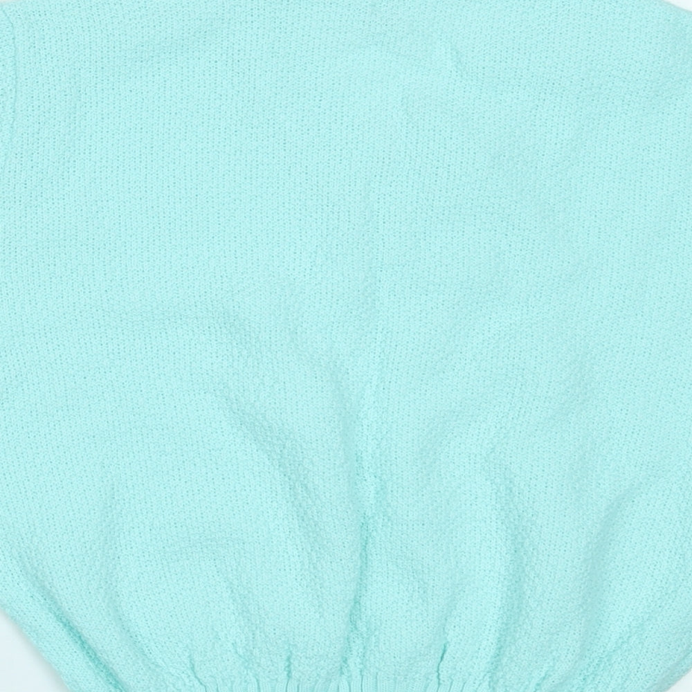 Preworn Womens Blue   Basic T-Shirt Size 8