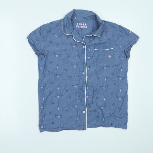 Matalan Girls Blue   Top Pyjama Top Size 14 Years