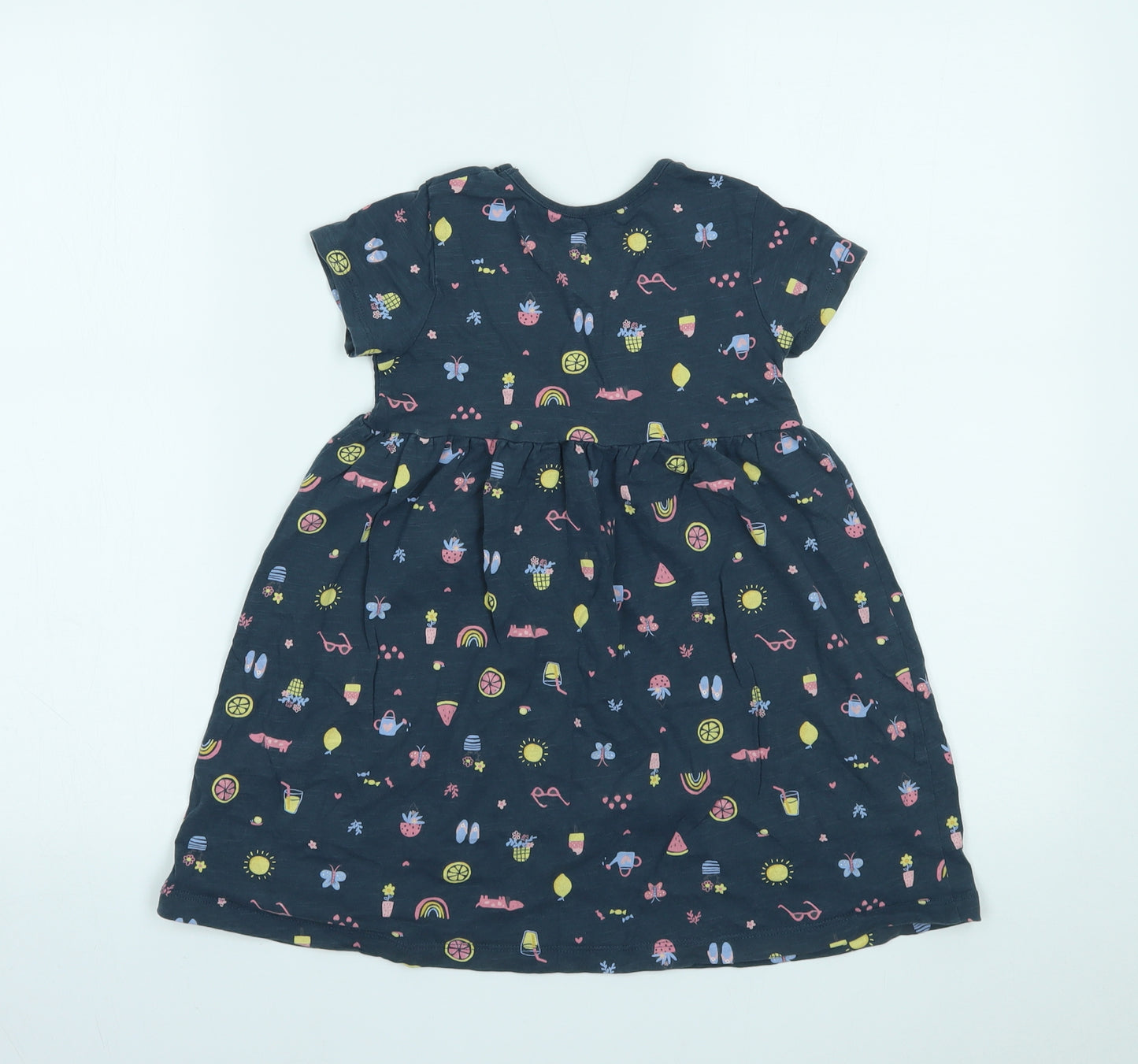 George Girls Blue   Fit & Flare  Size 4-5 Years