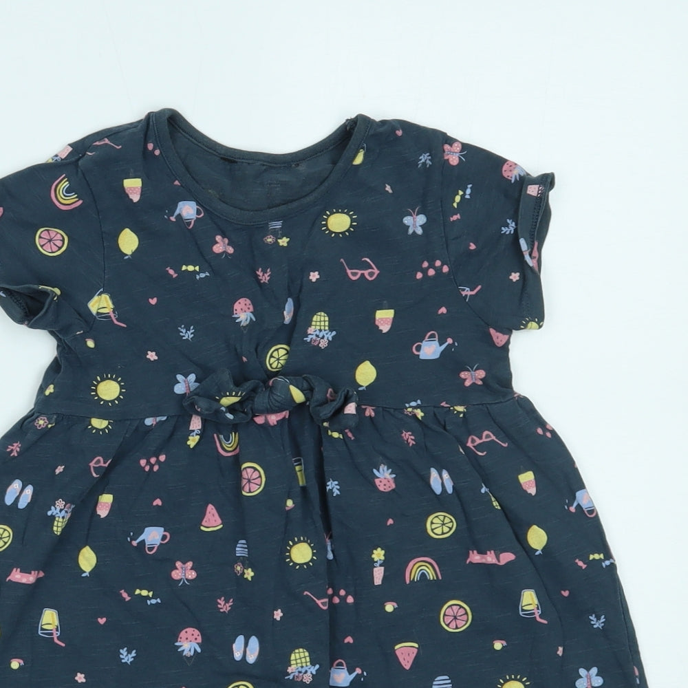 George Girls Blue   Fit & Flare  Size 4-5 Years