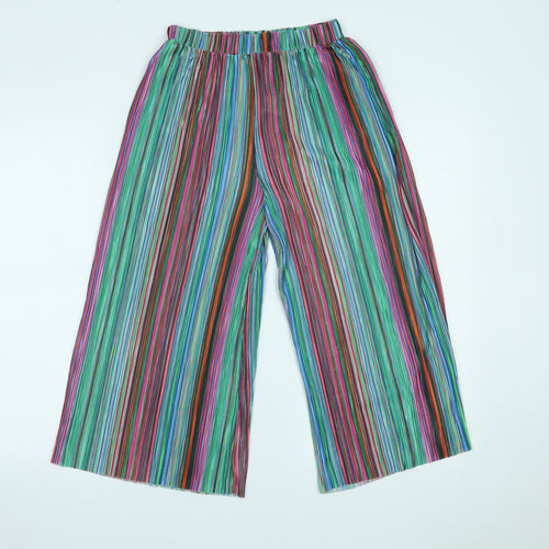 Miss evie Girls Multicoloured Striped   Trousers Size 11-12 Years
