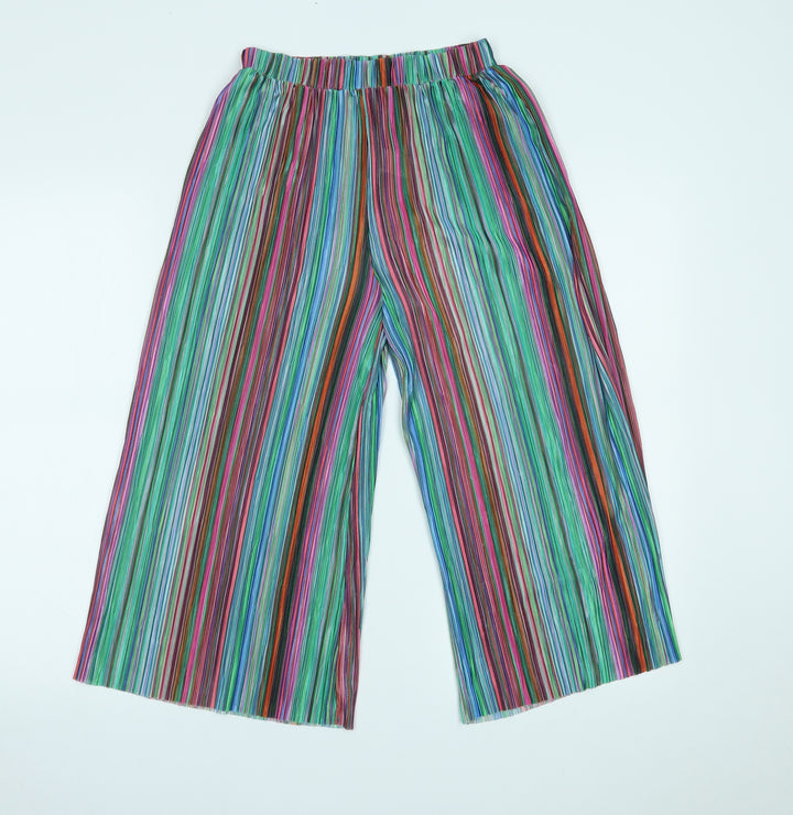Miss evie Girls Multicoloured Striped Trousers Size 11-12 Years