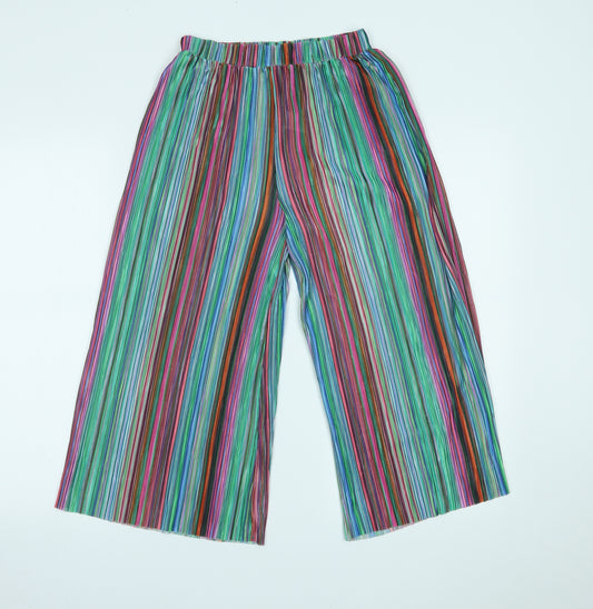 Miss evie Girls Multicoloured Striped   Trousers Size 11-12 Years