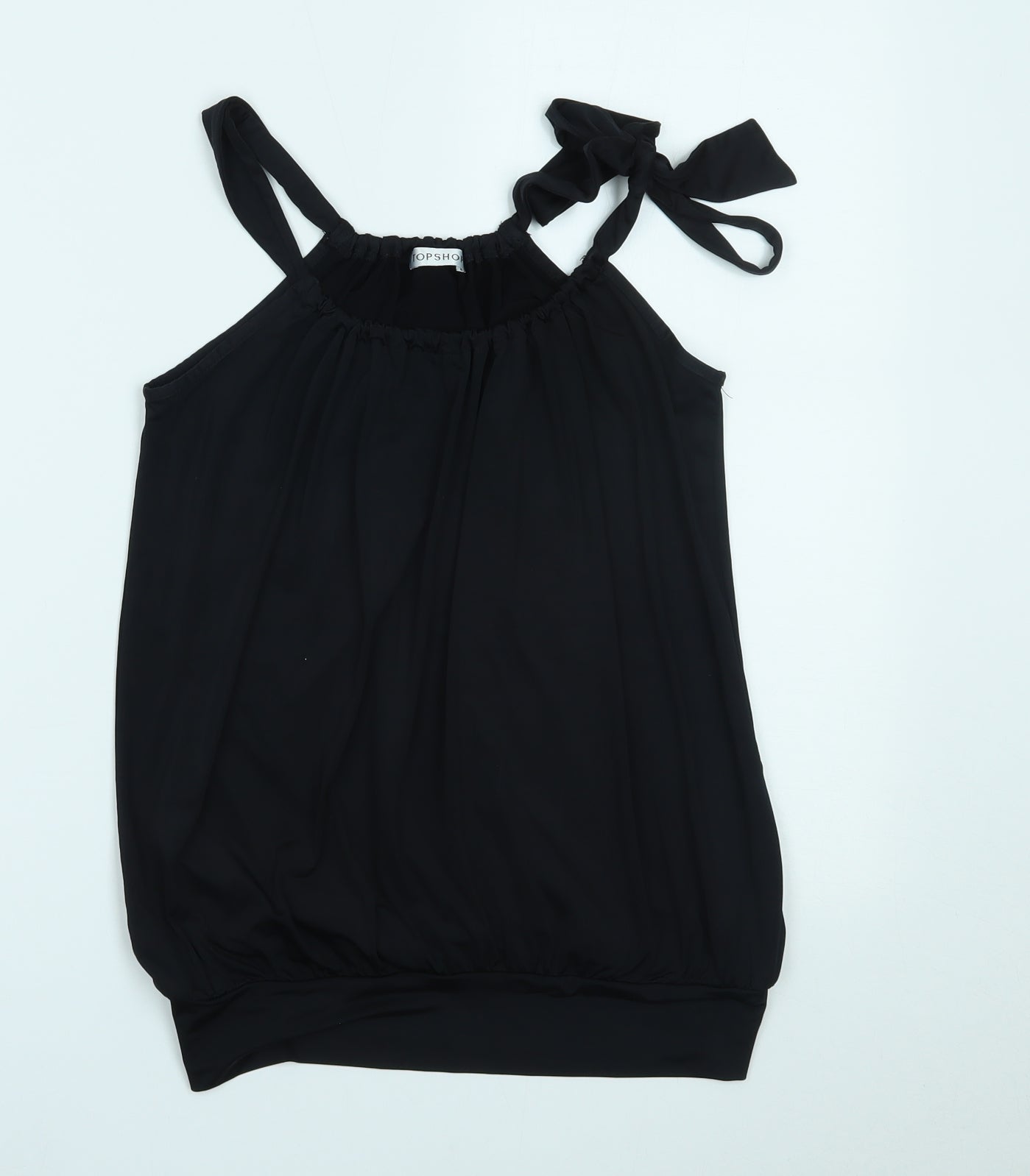 Topshop Womens Black   Basic Tank Size 10