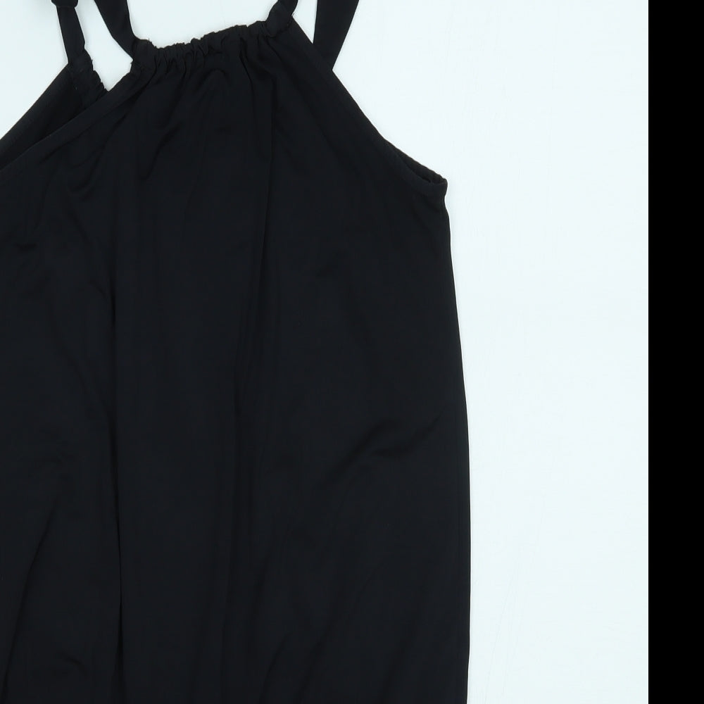 Topshop Womens Black   Basic Tank Size 10