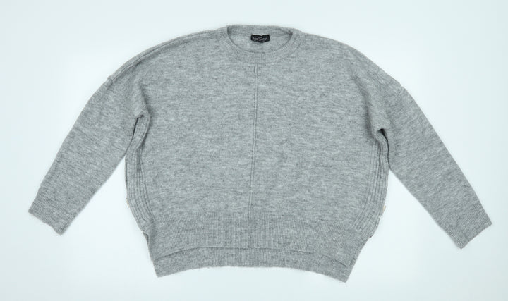 Topshop Womens Grey Pullover Jumper Size 10