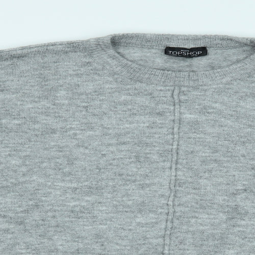 Topshop Womens Grey   Pullover Jumper Size 10