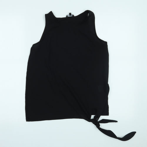 Peacocks Womens Black   Basic Tank Size 10
