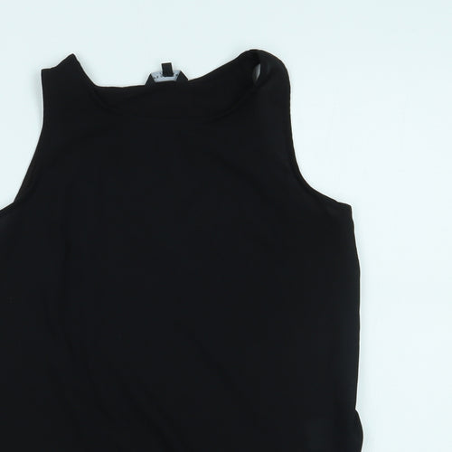 Peacocks Womens Black   Basic Tank Size 10