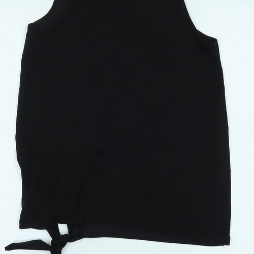 Peacocks Womens Black   Basic Tank Size 10