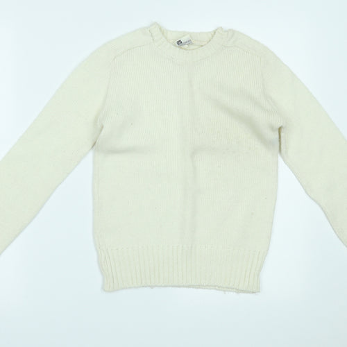 Prova Womens Ivory   Pullover Jumper Size 14