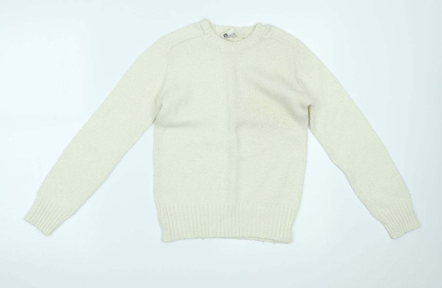Prova Womens Ivory   Pullover Jumper Size 14