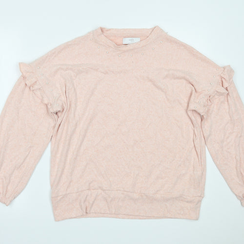 Wallis Womens Pink   Pullover Jumper Size S