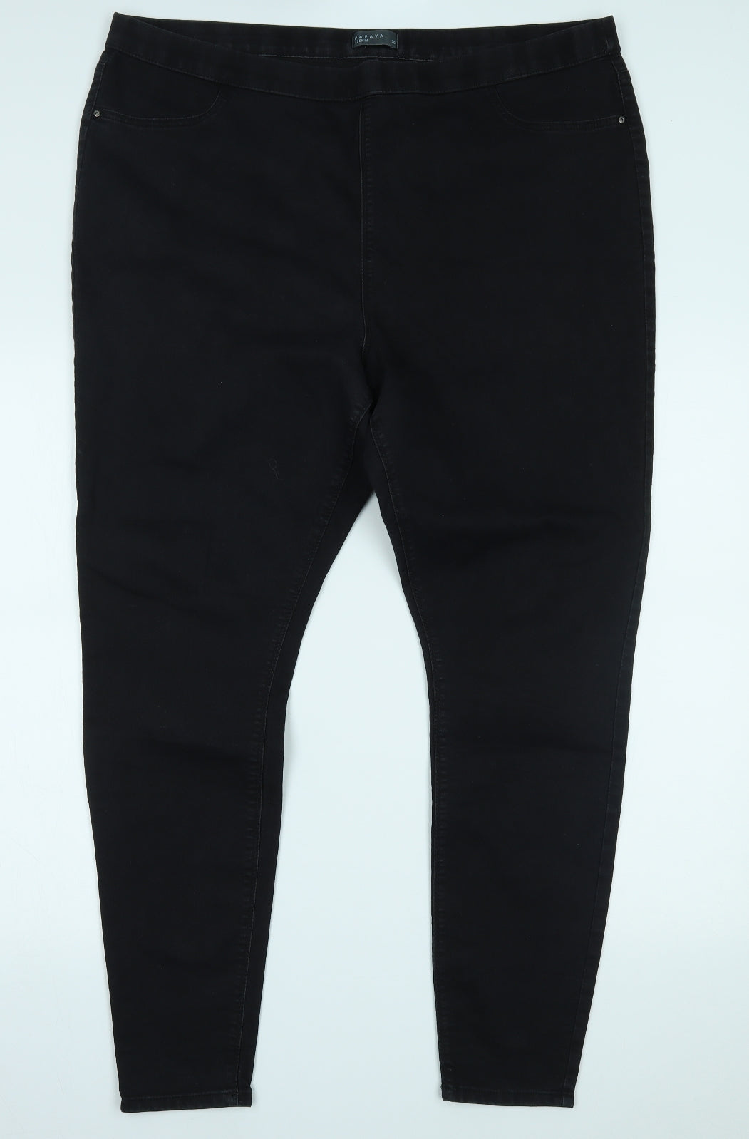 Papaya Womens Black   Jegging Jeans Size 20 L31 in