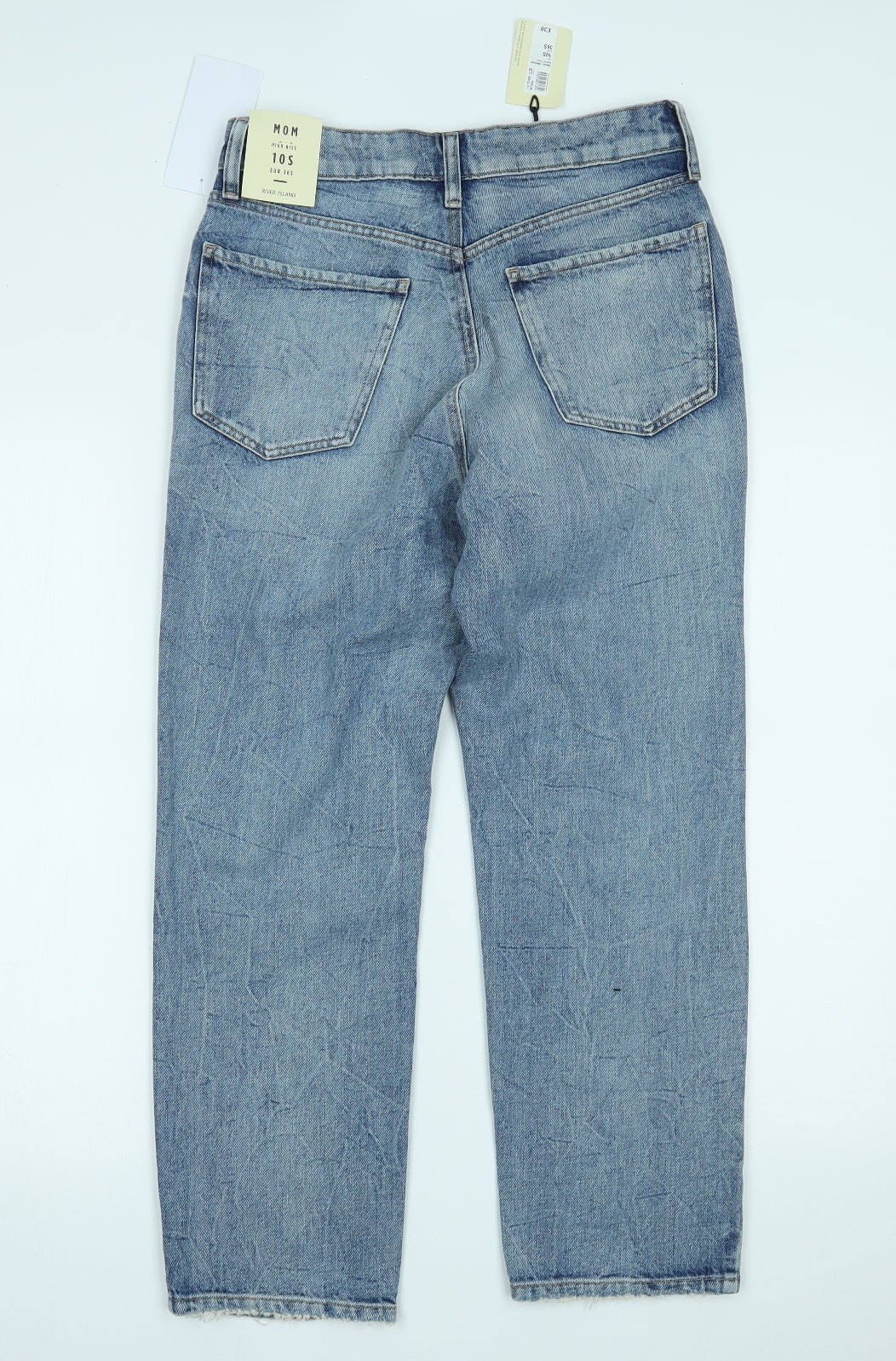 River Island Womens Blue  Denim Mom Jeans Size 10 L25 in