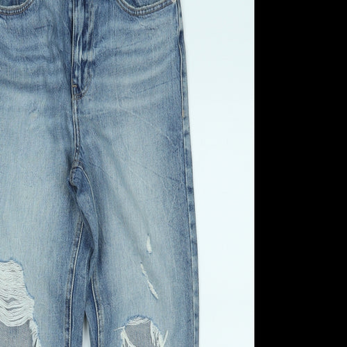 River Island Womens Blue  Denim Mom Jeans Size 10 L25 in